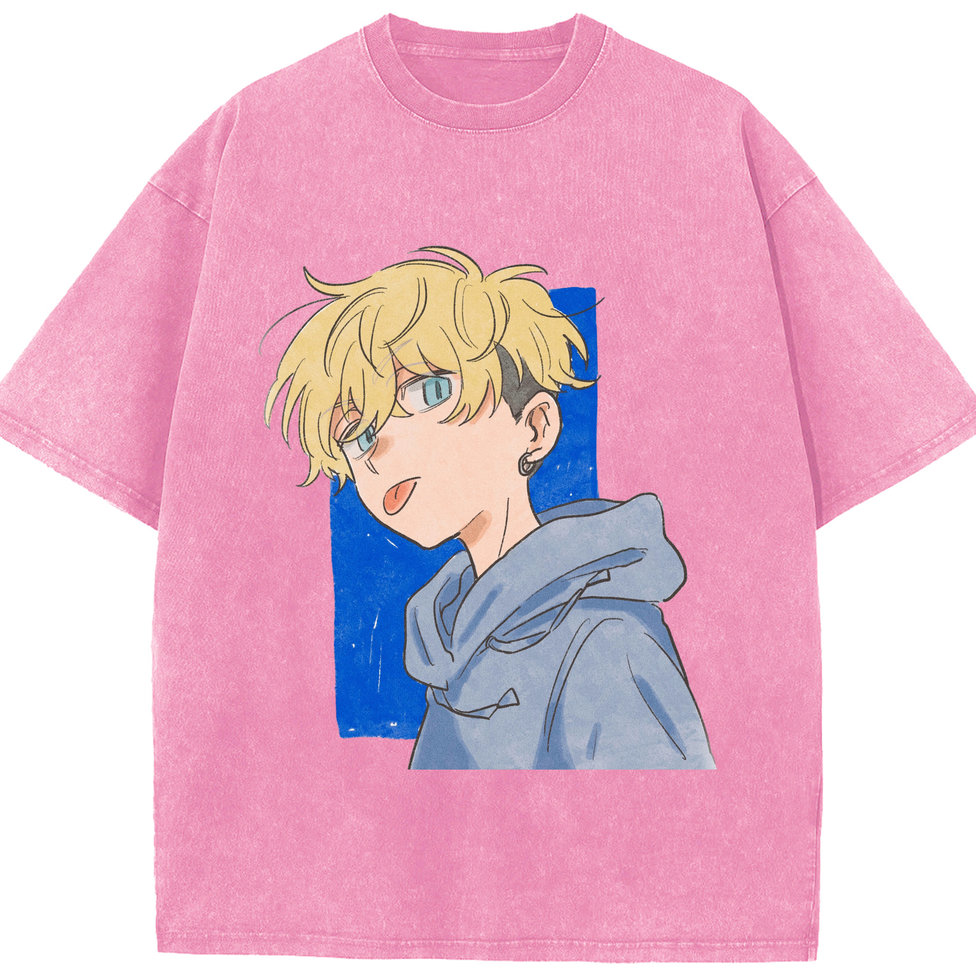 （画像用） 東京リベンジャーズ Tokyo Revengers 綿100% ヴィンテージ風 半袖Tシャツ（フロントプリント）